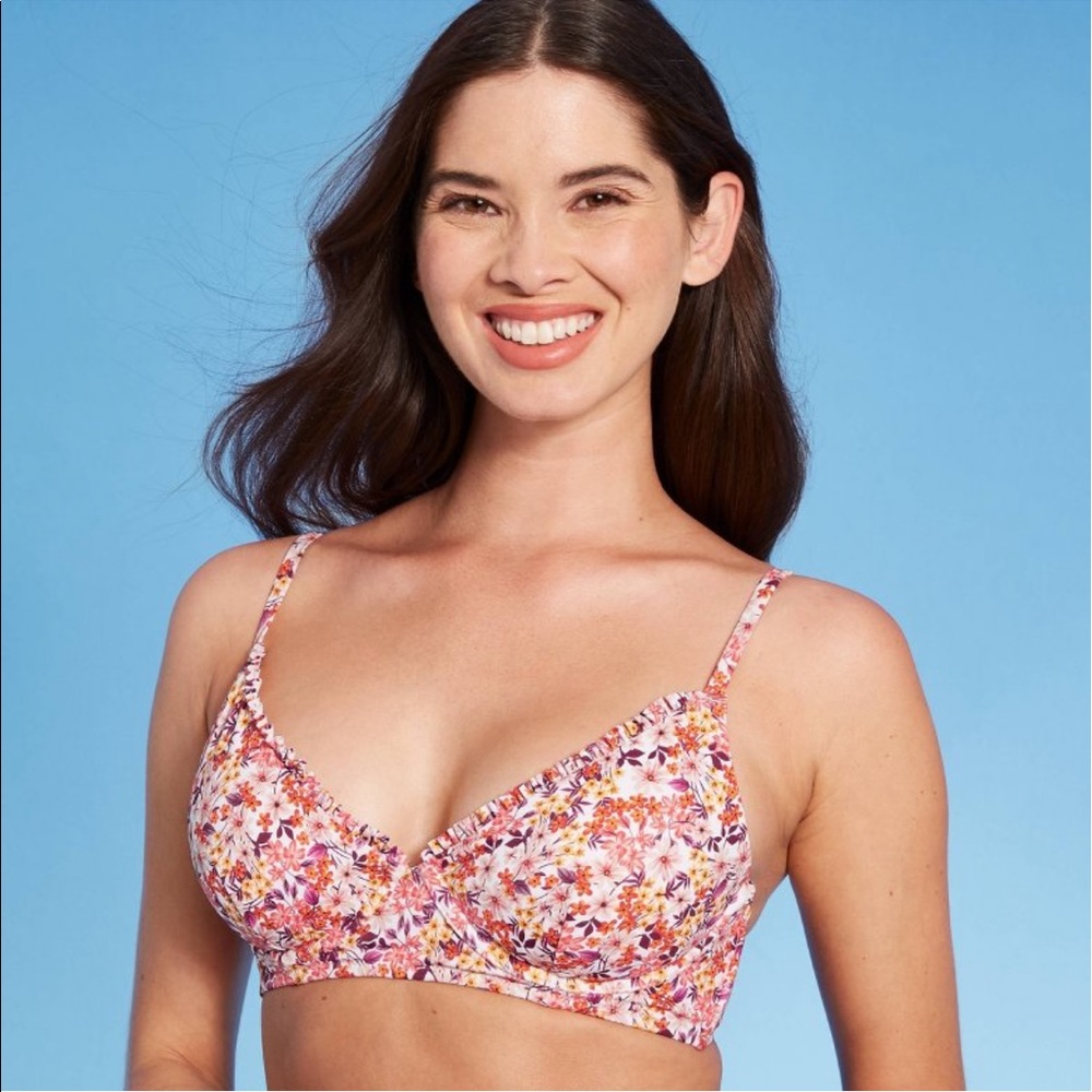 **3/$15** New, 36D bralette bikini top. Underwire.